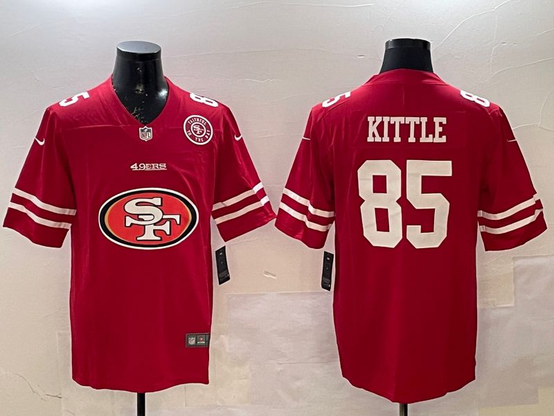 Men San Francisco 49ers #85 Kittle Red Brigade standard 2025 Nike Limited NFL Jersey style 5